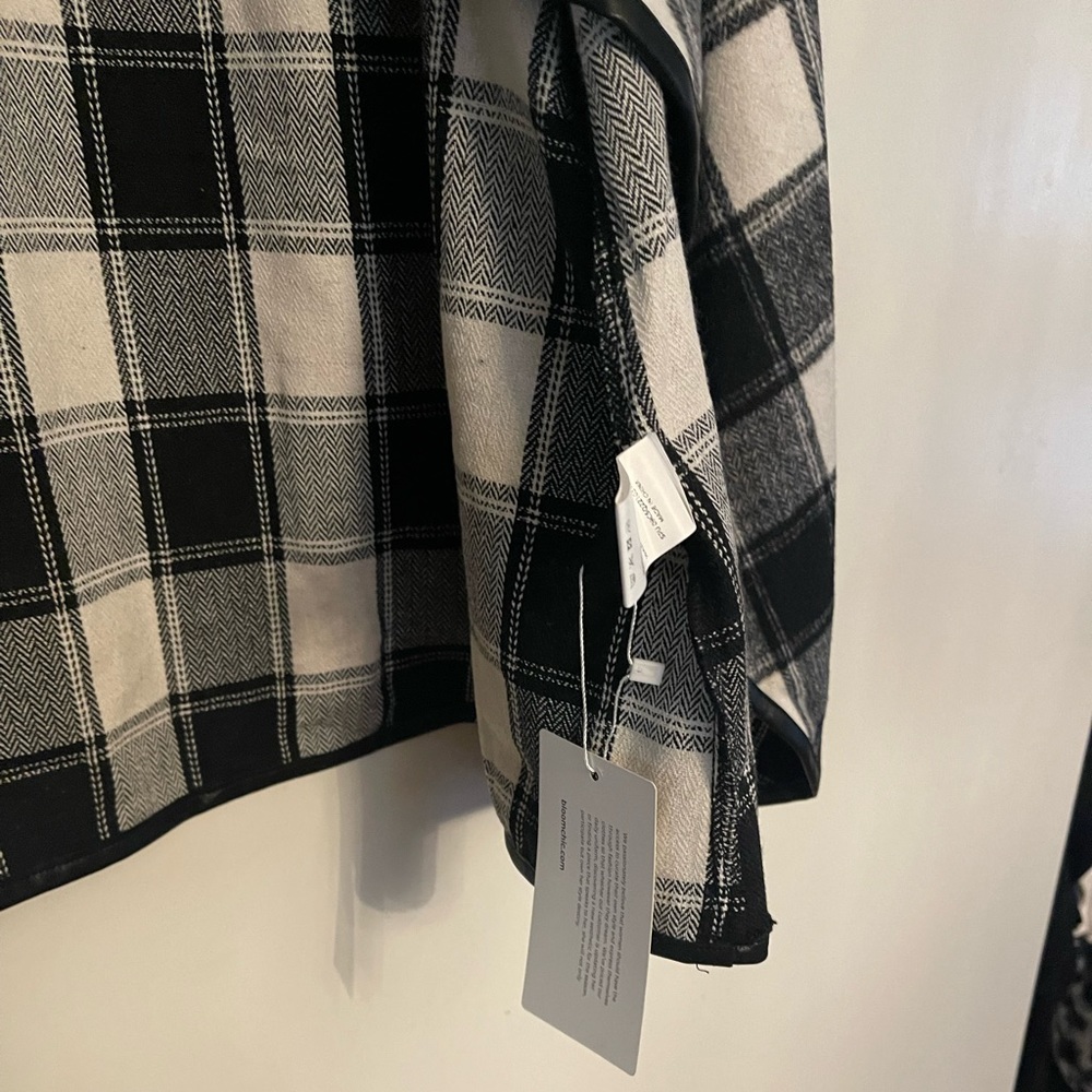 Cardigan that’s black and white checkered